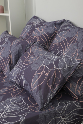 Наволочка перкаль Мираж темно-синий